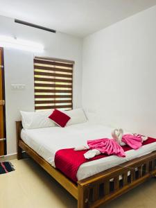 Mundro Garden Homestay客房内的一张或多张床位
