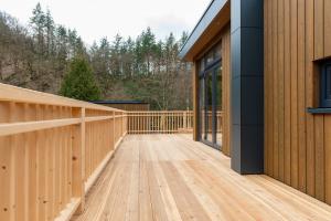Rõdu või terrass majutusasutuses EuroParcs Kohnenhof