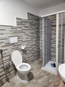 Koupelna v ubytování Casa Roxana