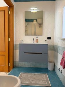 Koupelna v ubytování B&B Eracle