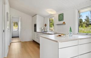 Η κουζίνα ή μικρή κουζίνα στο 3 Bedroom Beautiful Home In Ålbæk