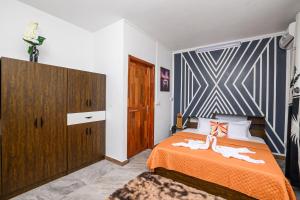 Postel nebo postele na pokoji v ubytování Hope villa