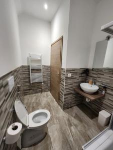 Koupelna v ubytování Casa Roxana