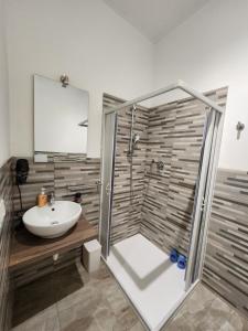Koupelna v ubytování Casa Roxana