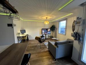 TV/trung tâm giải trí tại Le Félicità- T2 - Parking - Piscine