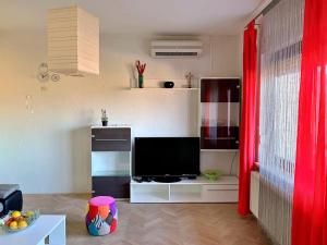 Telewizja i/lub zestaw kina domowego w obiekcie Apartment Rozi