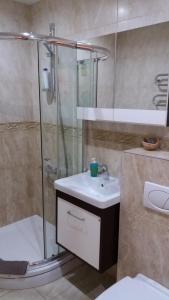 Phòng tắm tại Centro apartamentai - Vingio apartamentai