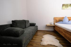 Postel nebo postele na pokoji v ubytování Haus Elena