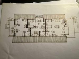 Planul etajului la Wohnung-C