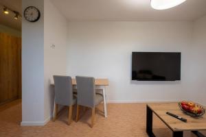 Μια τηλεόραση ή/και κέντρο ψυχαγωγίας στο Apartament Miodowy