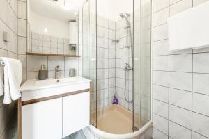 Ein Badezimmer in der Unterkunft Villa Nick