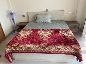 Postel nebo postele na pokoji v ubytování Ocean Breeze 1 BHK Duplex Villa