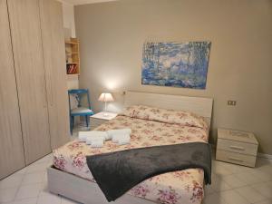 Postel nebo postele na pokoji v ubytování SILTER - LA CASA NEL BORGO