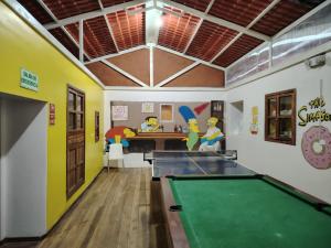 Biliár nebo kulečník v ubytování HOTEL CARIBEAN REAL