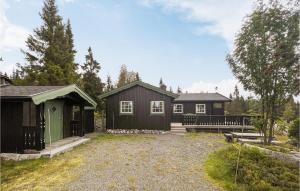 Bygningen som feriehuset ligger i