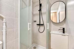 Koupelna v ubytování Christophe Studio Rouen centre