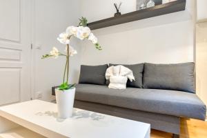 Posezení v ubytování Christophe Studio Rouen centre