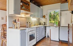 Kuchyň nebo kuchyňský kout v ubytování Awesome Home In Nysted With Kitchen