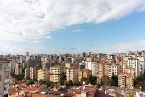 Udsigt til Istanbul eller udsigt til byen taget fra lejligheden