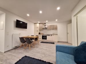 Kuchyň nebo kuchyňský kout v ubytování Semmering Apartment