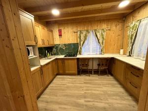 Kuchyň nebo kuchyňský kout v ubytování Cabana Verde