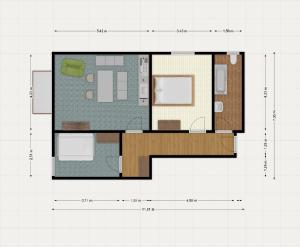 Planimetria di Apartmenthaus Beaverwier