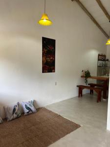 Χώρος καθιστικού στο Pousada Recanto do Rio, Jambreiro, Caraiva