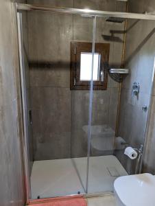 Koupelna v ubytování Cubo House