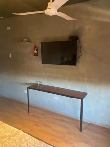 TV a/nebo společenská místnost v ubytování Hoteles Pueblo de Tierra