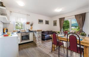 Kuchyň nebo kuchyňský kout v ubytování Super Apartment Ogulin