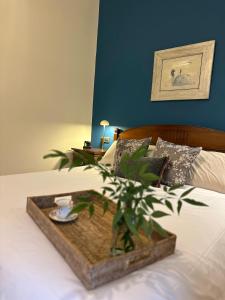 Cama o camas de una habitación en Casa do Bidueiro