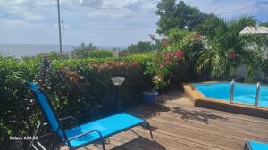 Bazén v ubytování Les Gites Capra - Villa Aiméandre piscine et Spa nebo v jeho okolí
