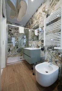 Koupelna v ubytování Hotel Manuela