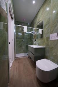 Koupelna v ubytování Hotel Manuela