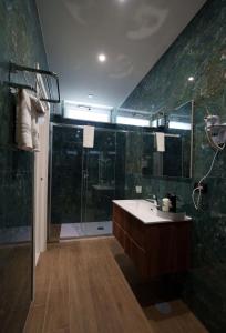 Koupelna v ubytování Hotel Manuela
