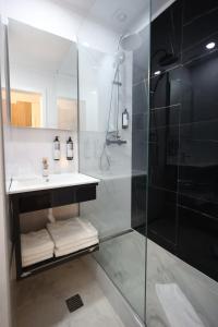 Koupelna v ubytování Hotel Soimul