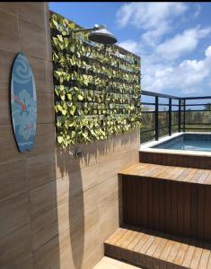 Bazén v ubytování Cabo Branco a 100m 4 pessoas nebo v jeho okolí