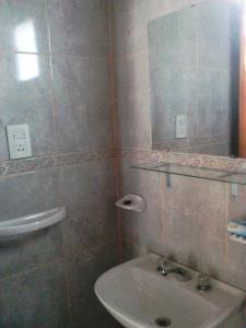 Kúpeľňa v ubytovaní Cabañas Los Almendros