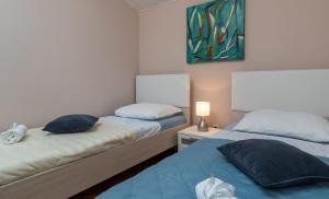Posteľ alebo postele v izbe v ubytovaní Apartment Daniela