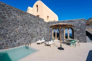 Piscina a Bay View Residences Santorini o a prop
