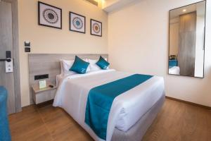 The Lofts at Central Point客房内的一张或多张床位