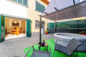 Patio nebo venkovní prostory v ubytování Refúgio das Fontes