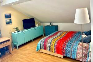Postel nebo postele na pokoji v ubytování Holiday Home Jana