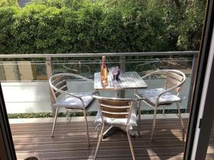 Un balcon sau o terasă la Roses Deichoase Comfortable holiday residence
