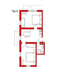 Půdorys ubytování Alte Schmiede - das kleine Hotel