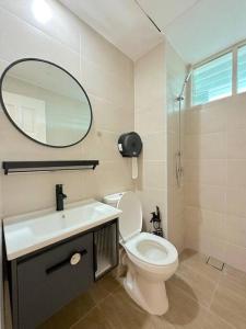 Ένα μπάνιο στο Cassava Family Suite with 3 Bedroom 10 Bed