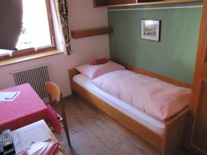 Postel nebo postele na pokoji v ubytování Haus am Mühlbach