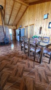 Η κουζίνα ή μικρή κουζίνα στο Cabaña de relajo