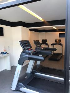 Palestra o centro fitness di Studio Moderno no Centro - Check-in Digital e Wi-Fi Rápido