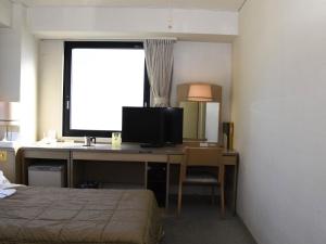 TV a/nebo společenská místnost v ubytování Silk Hotel